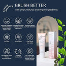 Better & Better Detoxify Hydroxyapatite Toothpaste | Whitening Toothpaste Infused w/Vitamins E & B12, Calcium & Zinc | Fluoride & SLS Free for Sensitive Brushers | Fresh Mint Flavor | 3.4oz, 1 Pack by CozyNest Decor