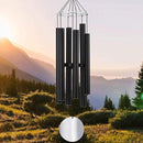 ASTARIN Wind Chimes Outdoor Large Deep Tone,36 Inch Large Chimes for Outside Tuned Relaxing Soothing Low Bass,Memorial Windchimes Sympathy for Mom Dad,Black by CozyNest Decor