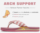 KuaiLu Flip Flops for Women with Arch Support Yoga Mat Comfortable Summer Beach Walking Thong Cushion Sandals Slip On Indoor Outdoor by TinyTreasures Baby Boutique