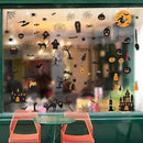 84 PCS Window Clings - Halloween Wall Stickers for Living Room, Pumpkins, Castles, Bats, Cats, Vampire, Witch Stickers, Household Decorative Murals, Party Supplies by CozyNest Decor