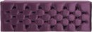 Christopher Knight Home Gloust Velvet Storage Ottoman, Upholstered Rectangular Storage Bench, Living Room Seating, Tufted BottonFoot Rest Stool for Home Office, Entryway and Bedroom, Purple by CozyNest Decor