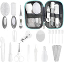 Baby Healthcare and Grooming Kit for Newborn Kids, 24PCS Upgraded Safety Baby Care Kit, Newborn Nursery Health Care Set, Baby Care Product (Grey White) by TinyTreasures Baby Boutique