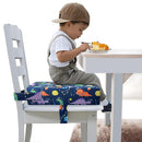 Toddler Booster Seat for Dining Table, Portable Booster Seat for Kitchen Chair, 4 Inch High-Density Foam Cushion with Adjustable Safety Straps and Non-Slip Bottom, Perfect for Kids Travel and Daily by TinyTreasures Baby Boutique
