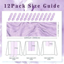 12 Pack Lilac Cheesecloth Table Runner 10FT Rustic Gauze Cheese Cloth Table Runner for Wedding 20 x 120 Inch Long Bridal Baby Shower Table Decor Boho Fabric Sheer Birthday Party Table Decorations by CozyNest Decor