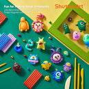 Shuttle Art Polymer Clay Kit, 50 Colors, Soft Oven Clay Kit, 19 Carving Tools and 10 Kinds of Accessories, Non-Stick, Non-Toxic, Ideal Gift for Kids by TinyTreasures Baby Boutique