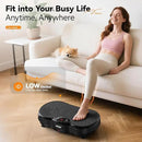 Vibration Plate Exercise Machine - 300 lbs Weight Capacity, 120 Speed Levels, 9 Workout Modes for Home Fitness, Muscle Toning & Weight Loss by CozyNest Decor