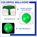 140pcs Dark Green Round Balloons Different Sizes 18 12 10 5 Inch Latex Balloons for Arch Decoration Party Balloon Kit for Graduation Birthday Party Wedding Balloon Baby Shower Decoration by TinyTreasures Baby Boutique