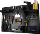 Wall Control Pegboard Metal Organizer, 4 ft. Black, Storage Rack with Rust Resistant Finish by GreenHaven Gardens