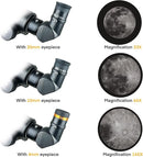 SpectrumOI TourStar Pro 90 AZ Telescope for Adults Astronomy Gifts Premium AZ Refractor Telescope 90mm 660mm Focal Lenght with Aspherical Eyepiece Phone Adapter by TinyTreasures Baby Boutique