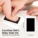 Inkless Baby Handprint and Footprint Kit for Newborn - Baby Footprint Kit, Newborn Keepsake Nursery Picture Frame,Dog Paw Print Maker,Personalized Gifts for New Mom,Showers & Registry(Petal Pink/Gold) by TinyTreasures Baby Boutique