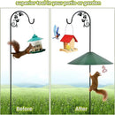 24-inch Large Outdoor Squirrel Baffles for Bird Feeders Pole, Two Way Use, Green Color by GreenHaven Gardens