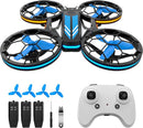 Mini Drones for Kids - RC Drone with Auto Hovering and Headless Mode, Quadcopter with LED Light, Propeller Full Protect, 3D Flips, 3 Batteries, Remote Control, Best Toys Gifts by TinyTreasures Baby Boutique