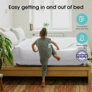 Baby Bed Rail Guard for Toddlers - 58.7" Toddler Bed Rails for Twin, Full, Queen, King Bunk Size Bed Swing Down Bedrail Extral Tall Child Safety Side Railing Guards for Kids by TinyTreasures Baby Boutique
