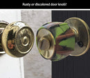 Enjoy Cover - 2 Pack Silicone Door knob Grips Maximum Grip Nonslip Arthritis & Senior Living Aids Grippy Easy Open Fits All Door Knob Universal Size Decorative (Camo Green) by TinyTreasures Baby Boutique