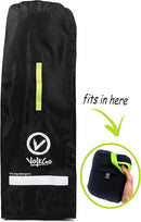 V VOLKGO Stroller Bag for Airplane, Large Cover for Airtravel, Jogger & Umbrella Stroller Cover for Travel - Fits Most Sizes, Gate Check Bag, Heavy Duty Durable Infant carrier covers for Air Travel by TinyTreasures Baby Boutique