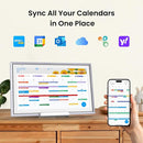ApoloSign 15.6-inch Digital Calendar: Dual Mode Calendar with Google Play & Multi-calendar Sync, Electronic Planner & Chore Chart, Smart Touchscreen, Interactive Display for Family Schedules (Gray Wood, 15.6") by TinyTreasures Baby Boutique