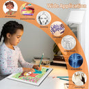 A4 LED Light Box for Tracing, elice Artist Drawing Lightbox Light Table Light Pad Light Copy Board, Up to 8000 Lux Super Bright Lightpad for Cricut Weeding Vinyl, Diamond Painting, Sketching (White) by TinyTreasures Baby Boutique