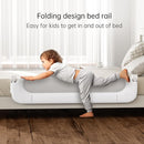 Folding Bed Rail for Toddlers,Baby Bed Rail Guard with Reinforced Anchor Safety System,Fit Bunk,Full Size,Queen,King,Twin(White,43"x23.6") by TinyTreasures Baby Boutique