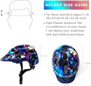 OnBros Kids Bike Helmet - Bike Helmets for 5-14 Boys or Girls with Visor, Children Bicycle Helmet for Skateboard Mountain Scooter Road Cycling, Lightweight and Adjustable 50-57CM by TinyTreasures Baby Boutique