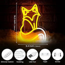 Fox Neon Signs, Fox LED Light for Wall Decor, Dimmable Neon Fox Sign Animal Sign for Fox Lovers Bedroom Living Room Bar Club Art Decor Gifts(14.2 x 9.4 inches) by GreenHaven Gardens