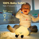 Cloud Night Light for Kids, Adorable Touch Night Lamp Silicone Dimmable LED Nightlight for Nursery Rechargeable Bedside Night Lights for Bedrooms Breastfeeding by TinyTreasures Baby Boutique