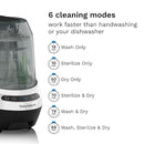 Baby Brezza Bottle Washer Pro - Baby Bottle Washer, Sterilizer + Dryer - All in One Machine Cleans Bottles, Pump Parts, & Sippy Cups - Replaces Hand Washing, Bottle Brushes and Drying Racks by TinyTreasures Baby Boutique