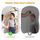 Personalized Name Growth Chart Wall Decor for Kids – Canvas Removable Height Chart Measuring Ruler 59" x 7.9" (Zoo） by TinyTreasures Baby Boutique