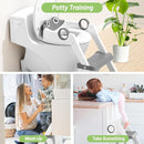 Frog Potty Training Seat, Upgrade Toddler Toilet Seat for Kids Boys Girls, 2 in 1 Potty Training Toilet for Kids, Splash Guard Anti-Slip Pad Step Stool by TinyTreasures Baby Boutique