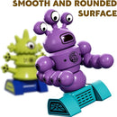 TEMI Magnet Robot Toy for Kids 3-5 Years Old - Monster Magnet Toys Stacking Transform Toys with Storage Box, Set for Boys Age 3 4 5 6 7 Years Old Boys, Christmas and Birthday Gifts by TinyTreasures Baby Boutique