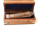 Vintage Copper Finish Telescope with Wooden Box Marine Gift London 1917 by TinyTreasures Baby Boutique