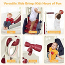 BABY JOY Toddler Large Slide, 6 in 1 Slide for Kids with Basketball Hoop, Ring Toss, 2 in 1 Convertible Climbing Way, Freestanding Kids Slide Climber Set for Indoors Outdoor Boys Girls Gifts Present by TinyTreasures Baby Boutique
