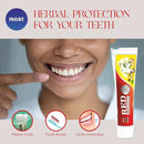 Jagat Devsutra Advanced Toothpaste & Red Toothpaste | Doctor Recommended Ayurvedic, Organic & Herbal | 100% Natural Teeth Whitening, No Fluoride & Artificial Colors, Gum Cure, Vegan - Pack of 4 by CozyNest Decor