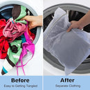 Vivifying Large Mesh Laundry Bags, 2 Pack Honeycomb Mesh Wash Bags for Washing Machine, Delicates Clothes, Sweater, Coats, Stuffed Toys, Blanket (White) by TinyTreasures Baby Boutique