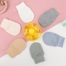 BQUBO 6 Pairs Newborn Baby Boys Girls Mittens 0-6 Months Unisex-Baby Infant Mittens Elastic No Scratch Wrist Gloves by TinyTreasures Baby Boutique
