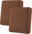H.VERSAILTEX Super Stretch Individual Seat Cushion Covers Sofa Covers Couch Cushion Covers Slipcover Sets Thick Jacquard Textured Twill Fabric (2 Piece Medium Sofa Cushion Covers, Caramel) by CozyNest Decor