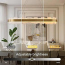 37.4" Natural Spanish Alabaster Rectangle Chandelier, Adjustable Luxury Ceiling Light for Dining Room Over Table, Kitchen Island, Modern Marble Chandeliers for Bedroom, Foyer, Entryway by CozyNest Decor