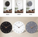 Mosewa Large Wall Clock Battery Operated 16 Inch White Silent Non Ticking Simple Minimalist Clock Decorative for Kitchen Home Bedroom Living Room Office by CozyNest Decor