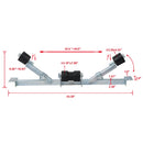 Heavy Duty Boat Trailer Support Bracket with Keel Rollers by HouseOfZazla