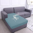 hyha Waterproof Sectional Couch Covers, Non Slip Sofa Couch Cushion Covers L Shape, Thick Stretch Jacquard Fabric, Washable Sofa Slipcovers with Elastic Bottom (1 Piece for Chaise, Lake Blue) by CozyNest Decor