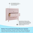 Graco Sasha 3-Drawer Chest with Changing Table Topper (Blush) – GREENGUARD Gold Certified, Nursery Bedroom Chest with Spacious Storage, Interlocking Drawer System, Pre-Installed Tracks by TinyTreasures Baby Boutique
