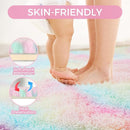 Ultra Soft Rug for Living Room, 5X8 Fluffy Shag Area Rug for Bedroom, Modern Shaggy Carpets Fuzzy Rug for Teens Dorm Nursery Home Decor Aesthetic, Upgrade Anti-Skid Durable, Rainbow by TinyTreasures Baby Boutique