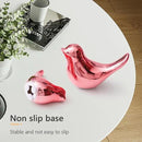 Notakia Small Birds Statues Pink Home Decor Modern Style Decorative Ornaments for Living Room, Bedroom, Office Desktop, Cabinets (2Pcs Pink Birds) by CozyNest Decor