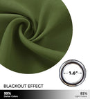 NICETOWN Patio Glass Door Panels - (52 inches Wide x 120 inches Long, Olive Green, 1 Pair) Blackout Curtains for Window Decoration, Privacy Panel Drapes for Dining Room and Guest Room by TinyTreasures Baby Boutique