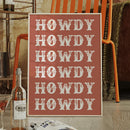 Howdy Western Typography Print – Rustic Country Wall Art