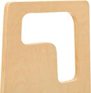 ECR4Kids Reach-Up Step Stool with Handles, Kids Furniture, Natural by TinyTreasures Baby Boutique