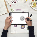 Light Box Drawing Pad A5, Tracing Board with Micro USB Cord Charge Cable and Brightness Adjustable for Artists, AnimationDrawing, Sketching, Animation, X-ray Viewing (A5) Not Rechargeable by TinyTreasures Baby Boutique