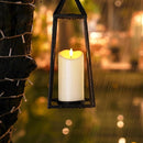 Homemory Outdoor Waterproof Flameless Candles, LED Candles, Battery Operated Candles with Remote and Timers, Electric Fake Plastic Pillar Candles, Ivory White, D3 H4 5" 6" 8" 8", Set of 5 by CozyNest Decor