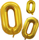 GOER 2 Pcs 42 Inch Gold Foil Balloons Number 0 for 10th 20th 30th 40th 50th 60th 70th 80th 90th 100th Birthday Party Supplies Anniversary Decorations by TinyTreasures Baby Boutique