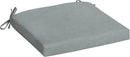 Arden Selections Rocking Chair Cushion, 19 x 18, Rain-Proof, Fade Resistant, Cushions for Rocking and Outdoor Chairs 19 x 18, Stone Grey Leala (Pack of 4) by GreenHaven Gardens