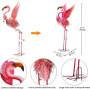 Nacome Flamingo Statues for Garden Yard Decor: Metal Pink Sculptures Clearance Lawn Ornaments Art for Patio Balcony Front - Unique Gifts for Grandma Mom by GreenHaven Gardens